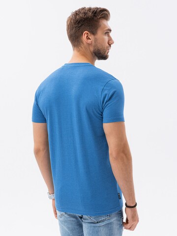 T-Shirt 'S1390' Ombre en bleu