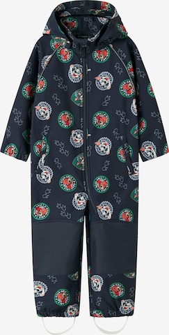 NAME IT Regular Fit Toiminnallinen puku 'NMMALFA08 PAW' värissä sininen: etupuoli