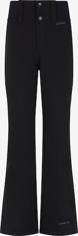PROTEST Slimfit Sporthose 'PRTPROUD JR' in Schwarz: Vorderseite