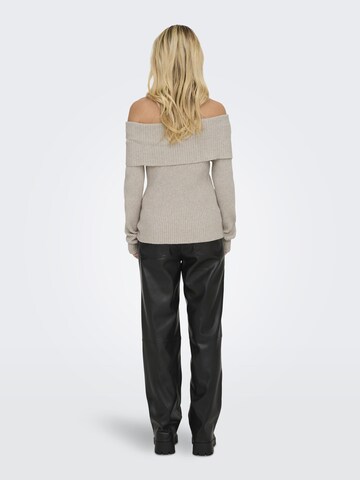ONLY Sweater 'ONLKatia' in Beige