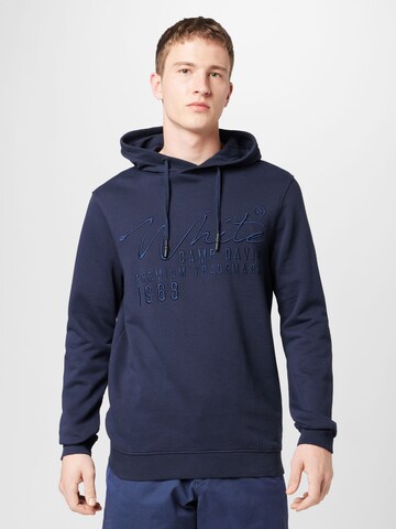 CAMP DAVID Sweatshirt in Blue: front