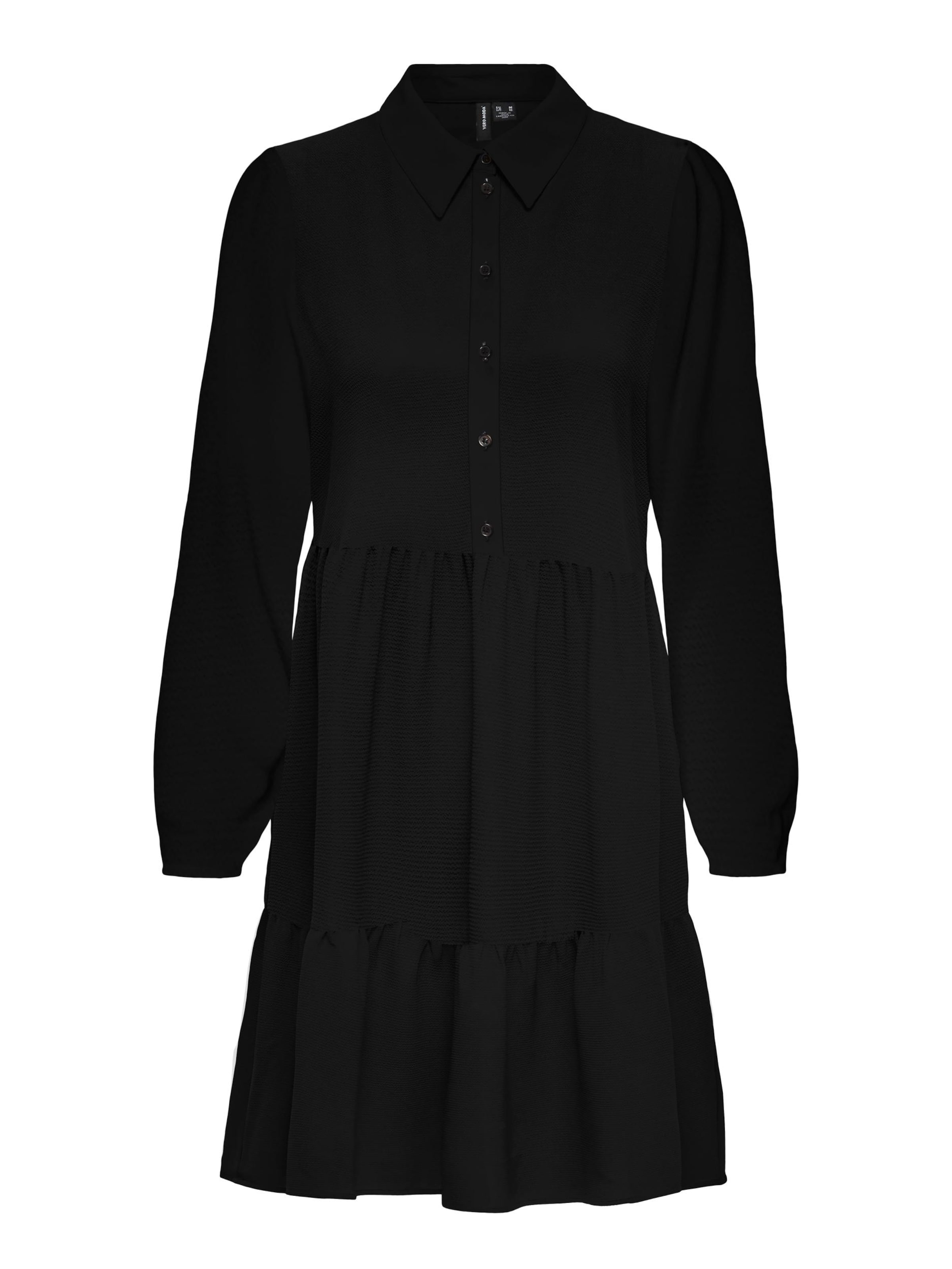 VERO MODA Košeľové šaty 'MISCHA' - Čierna: predná strana