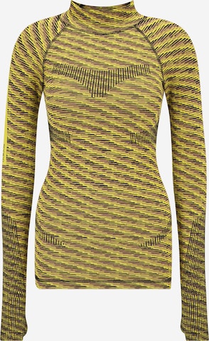 adidas by Stella McCartney Функционална тениска в жълто: отпред