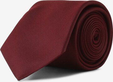 Cravate OLYMP en rouge : devant