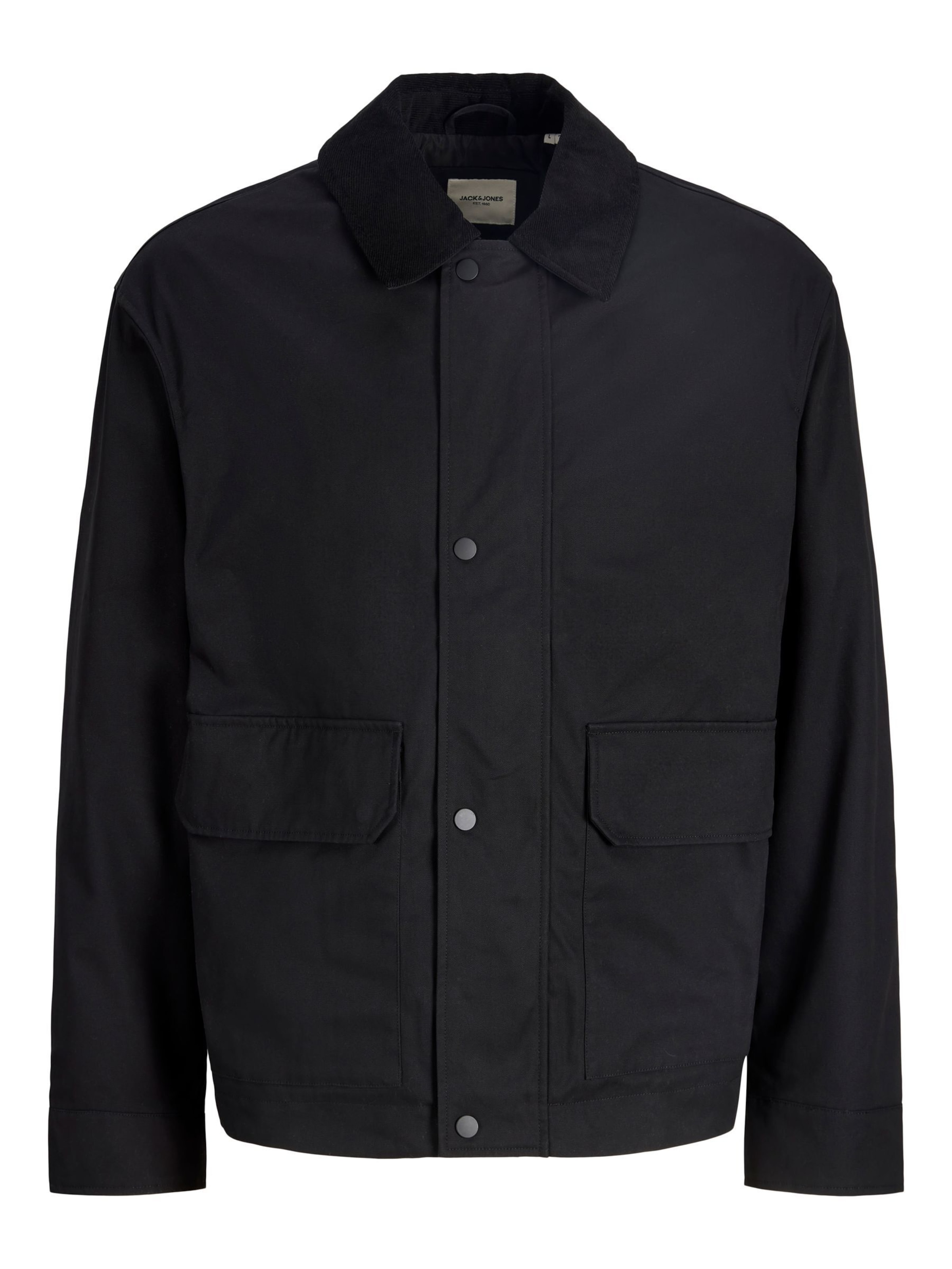 JACK & JONES Veste mi-saison en noir, Vue avec produit