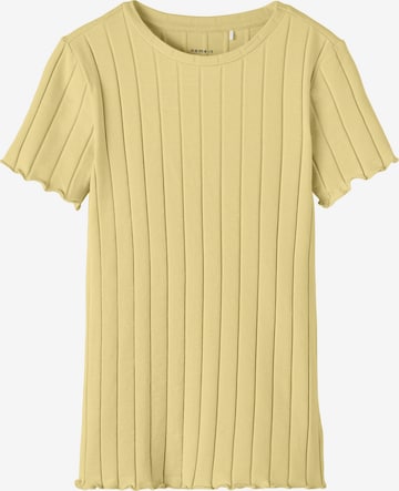 T-Shirt NAME IT en jaune : devant
