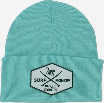 Berretto di Surf Monkey in blu: frontale
