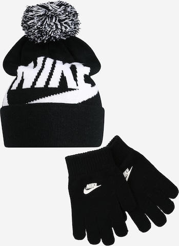 Nike Sportswear Set in Zwart: voorkant