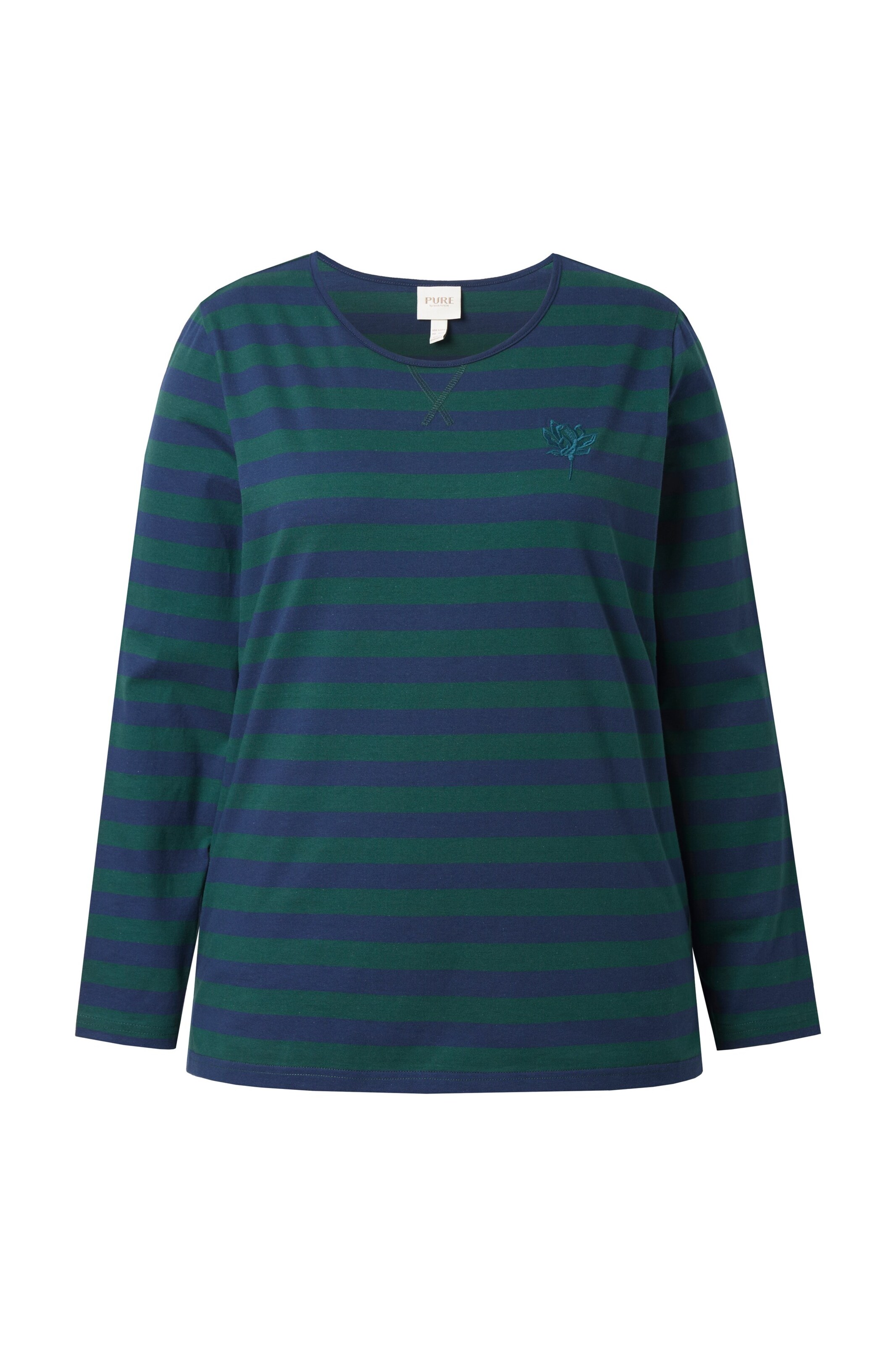 Ulla Popken Shirt in Emerald / Dark green, Item view