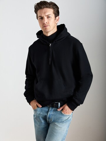 Sweat-shirt Grimelange en noir : devant