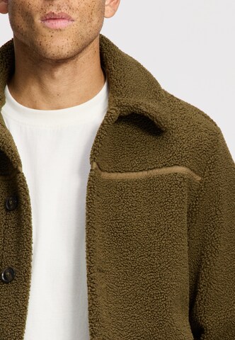 Shiwi Fleece jas in Groen