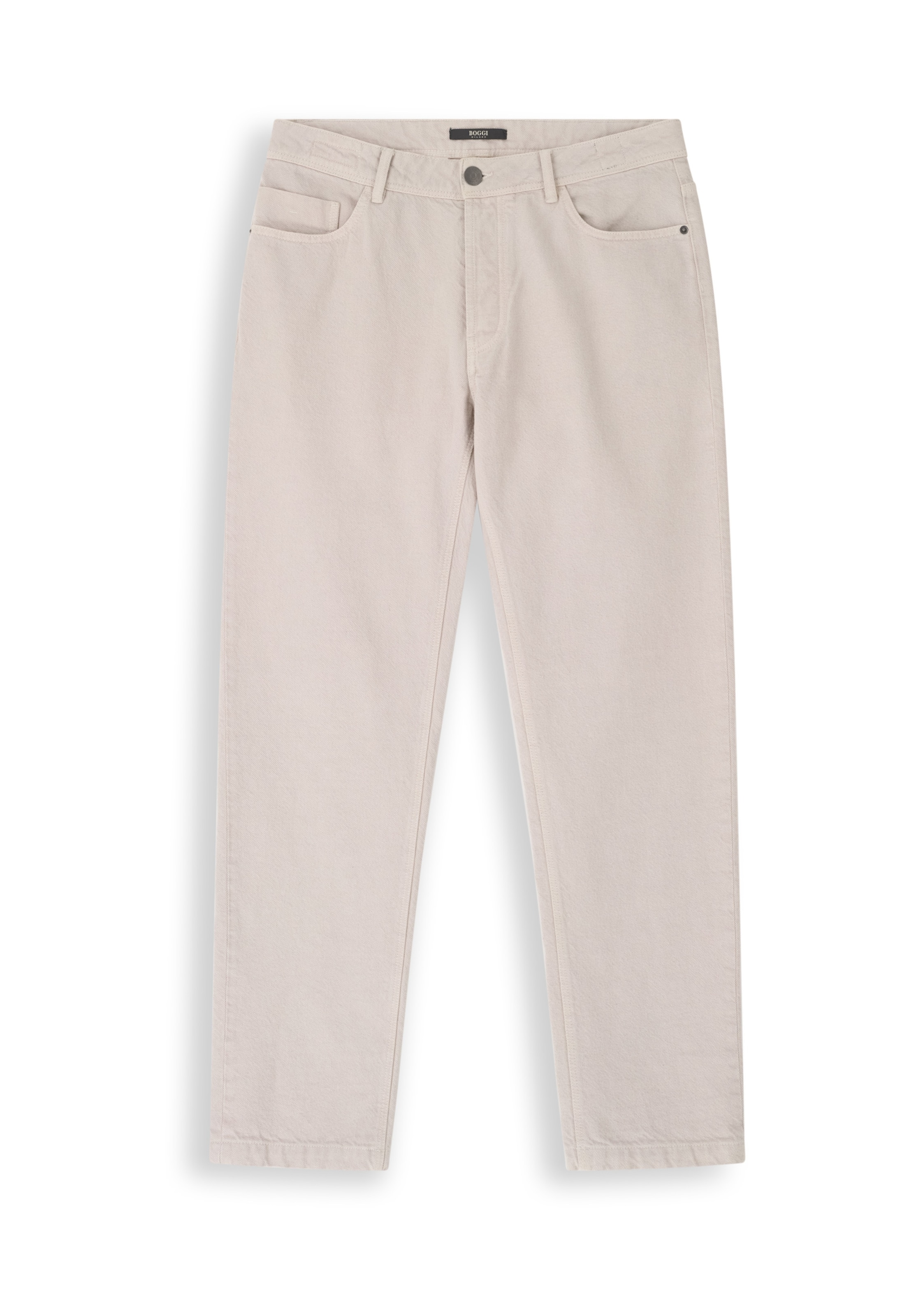 Boggi Milano Slimfit Jeans in Beige: voorkant