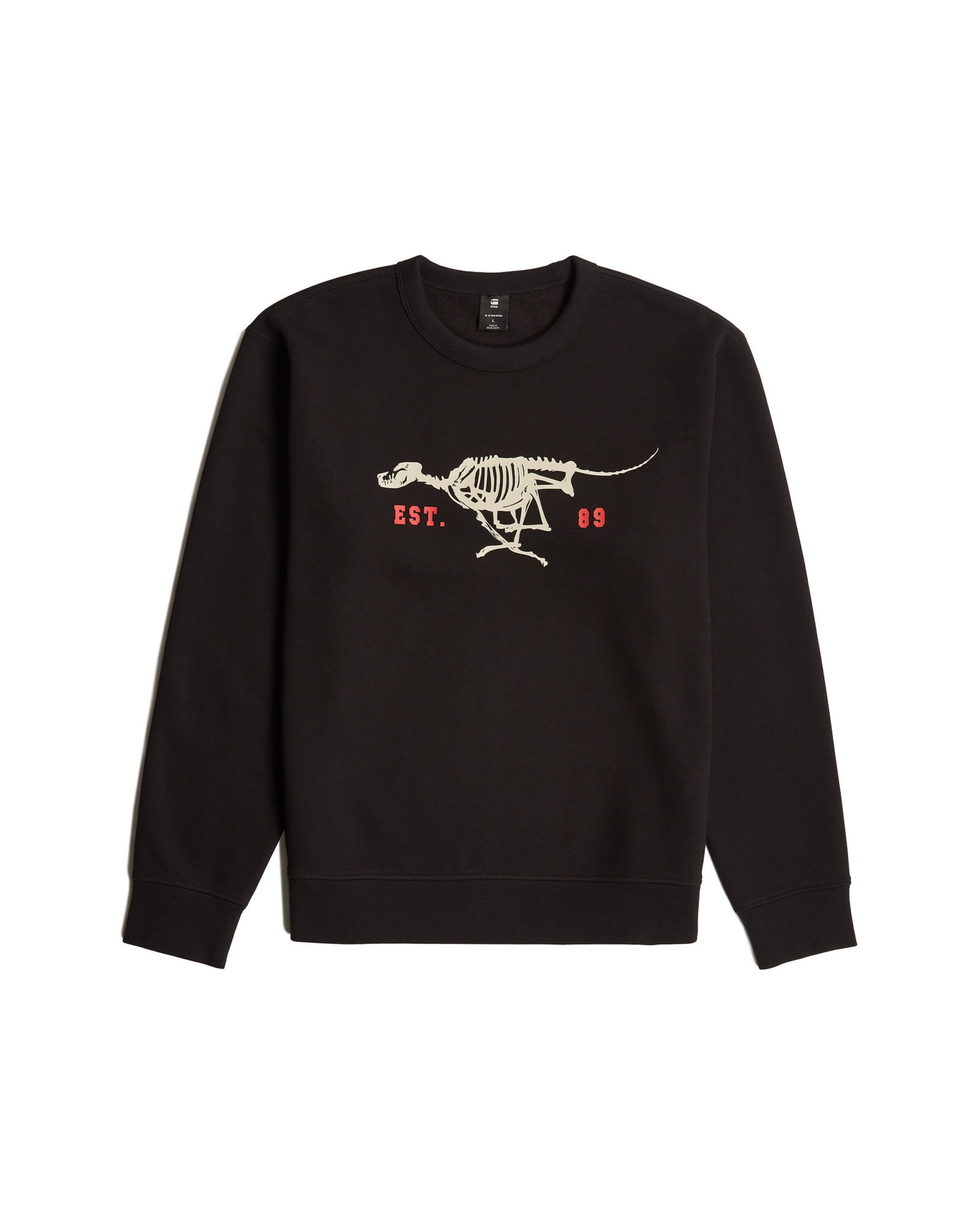 G-STAR Sweatshirt in Schwarz: Vorderseite