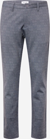 Coupe slim Pantalon chino 'Mark' Only & Sons en bleu : devant