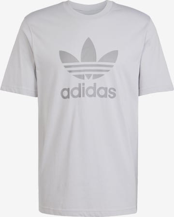 Maglietta 'Adicolor Trefoil' di ADIDAS ORIGINALS in grigio: frontale