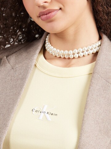 Calvin Klein Jeans Top w kolorze żółty