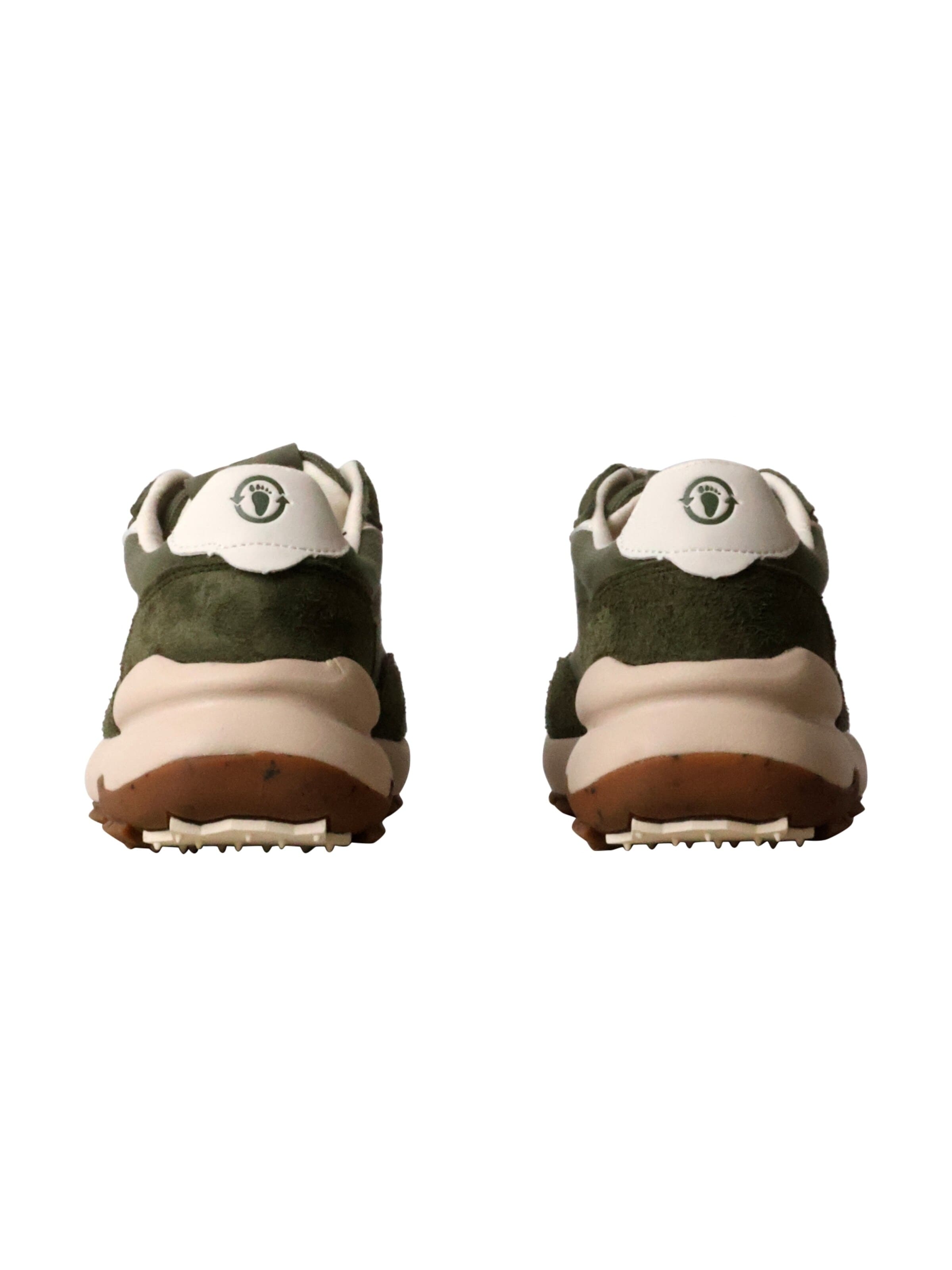 Tamaris Athletic lace-up shoe 'Estellencs-Sneaker aus Leder' in Green