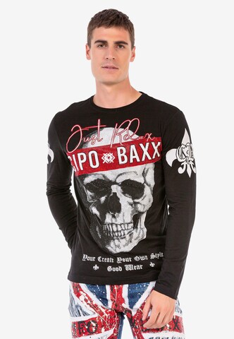 CIPO & BAXX Shirt in Gemengde kleuren: voorkant