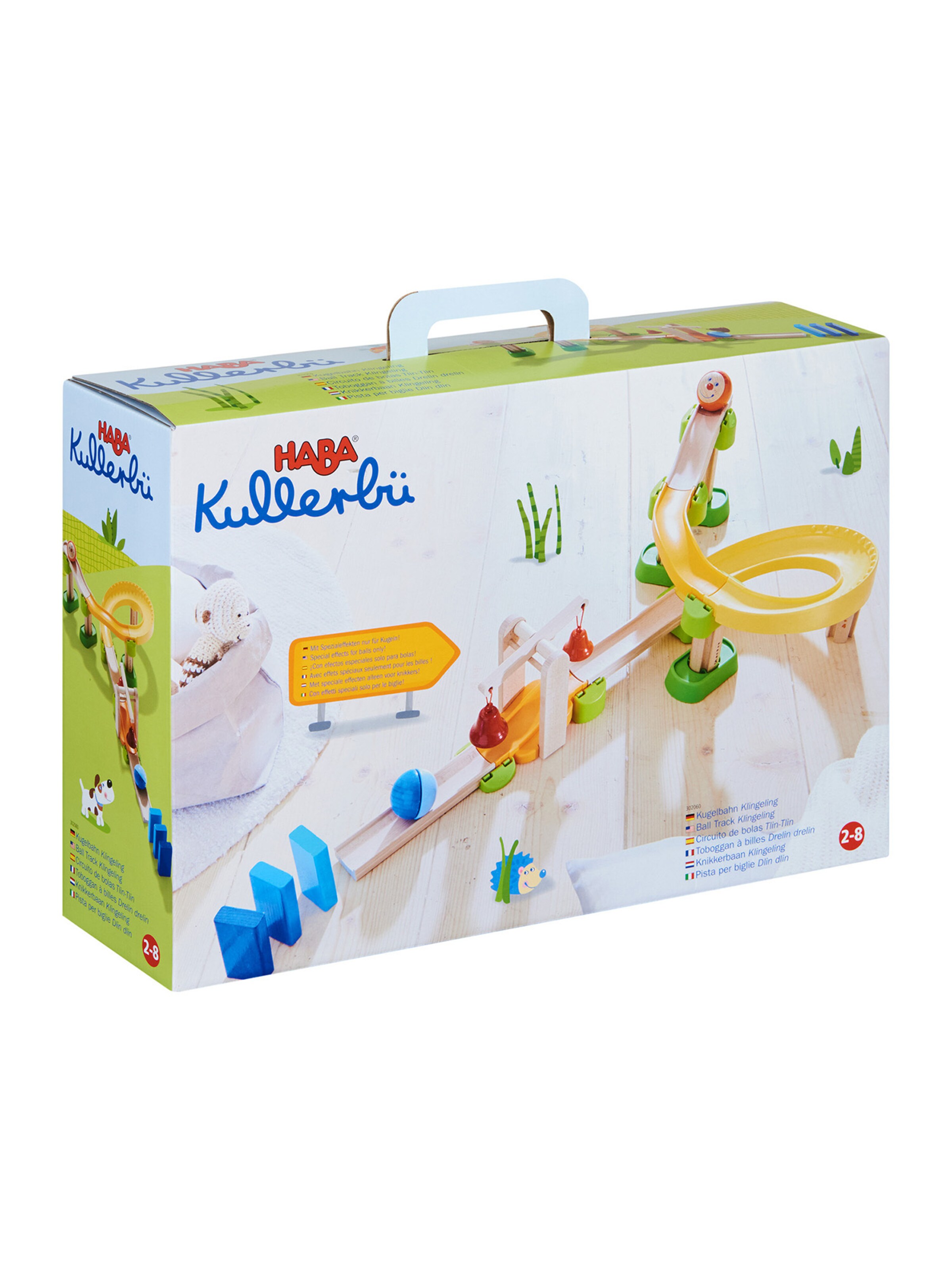 HABA Kugelbahn ' Kullerbü – Klingeling ' in Mischfarben: Vorderseite