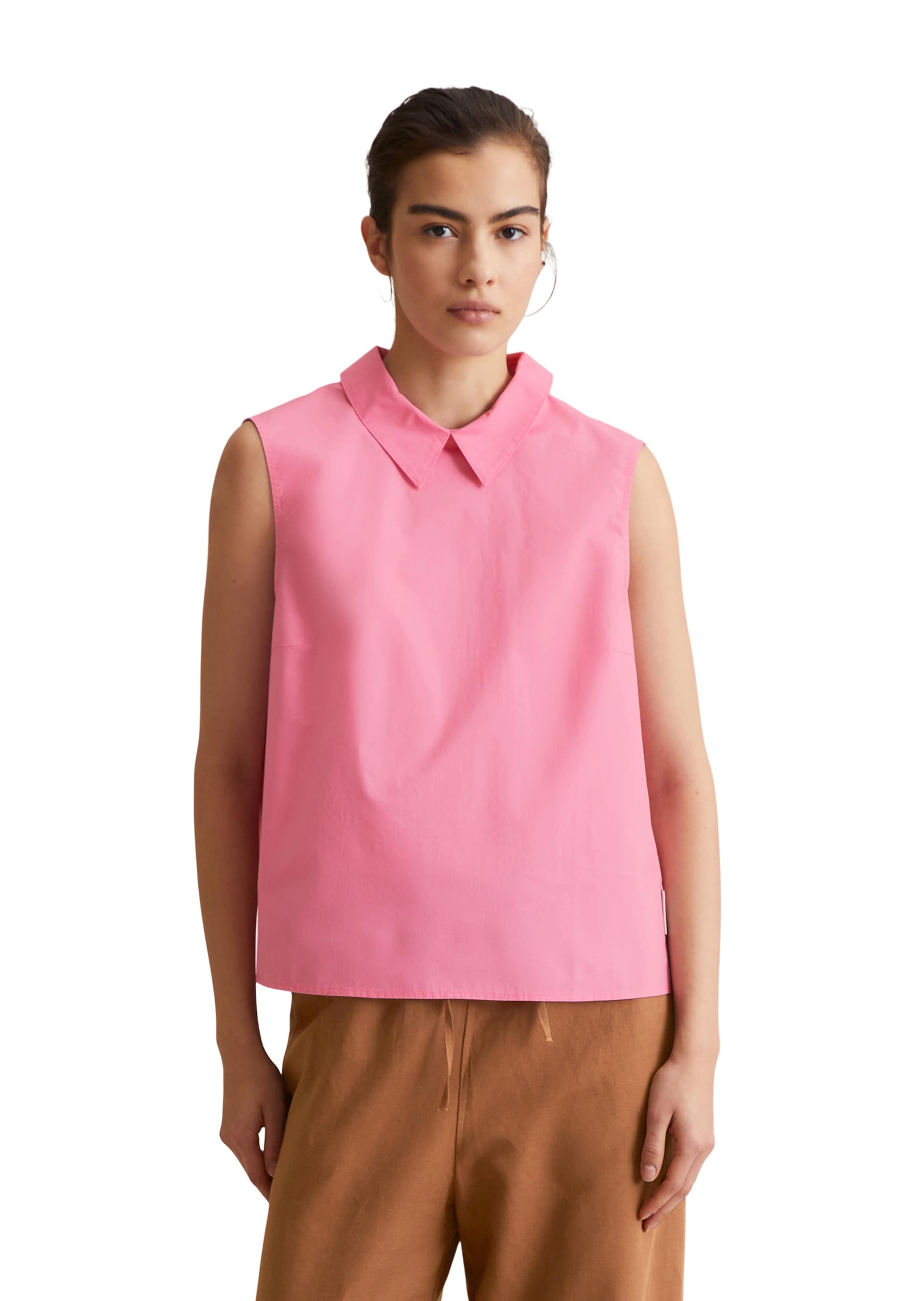 Marc O'Polo DENIM Blouse in Pink: front
