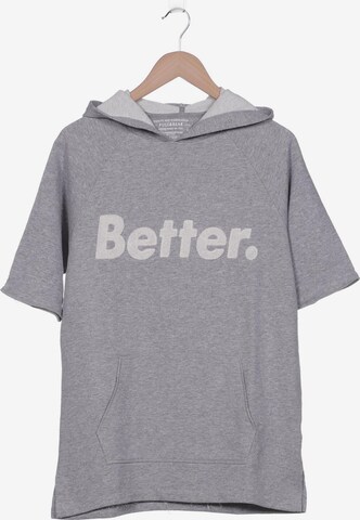 Pull&Bear Sweatshirt & Zip-Up Hoodie in M in Grey: front