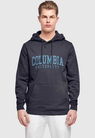 Merchcode Sweatshirt 'Columbia University' in Blue: front