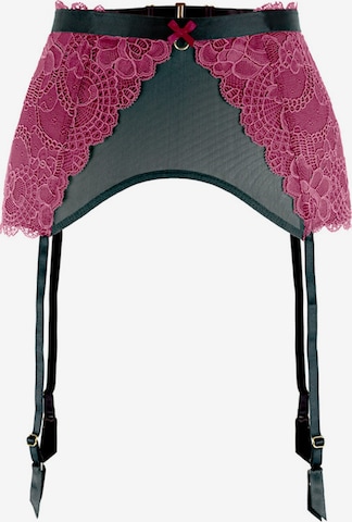 La Muel Lingerie Strumpfhalter 'Suspender soft lace' in Pink: Vorderseite