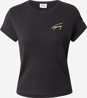 Tommy Jeans T-Shirt in Schwarz: predná strana