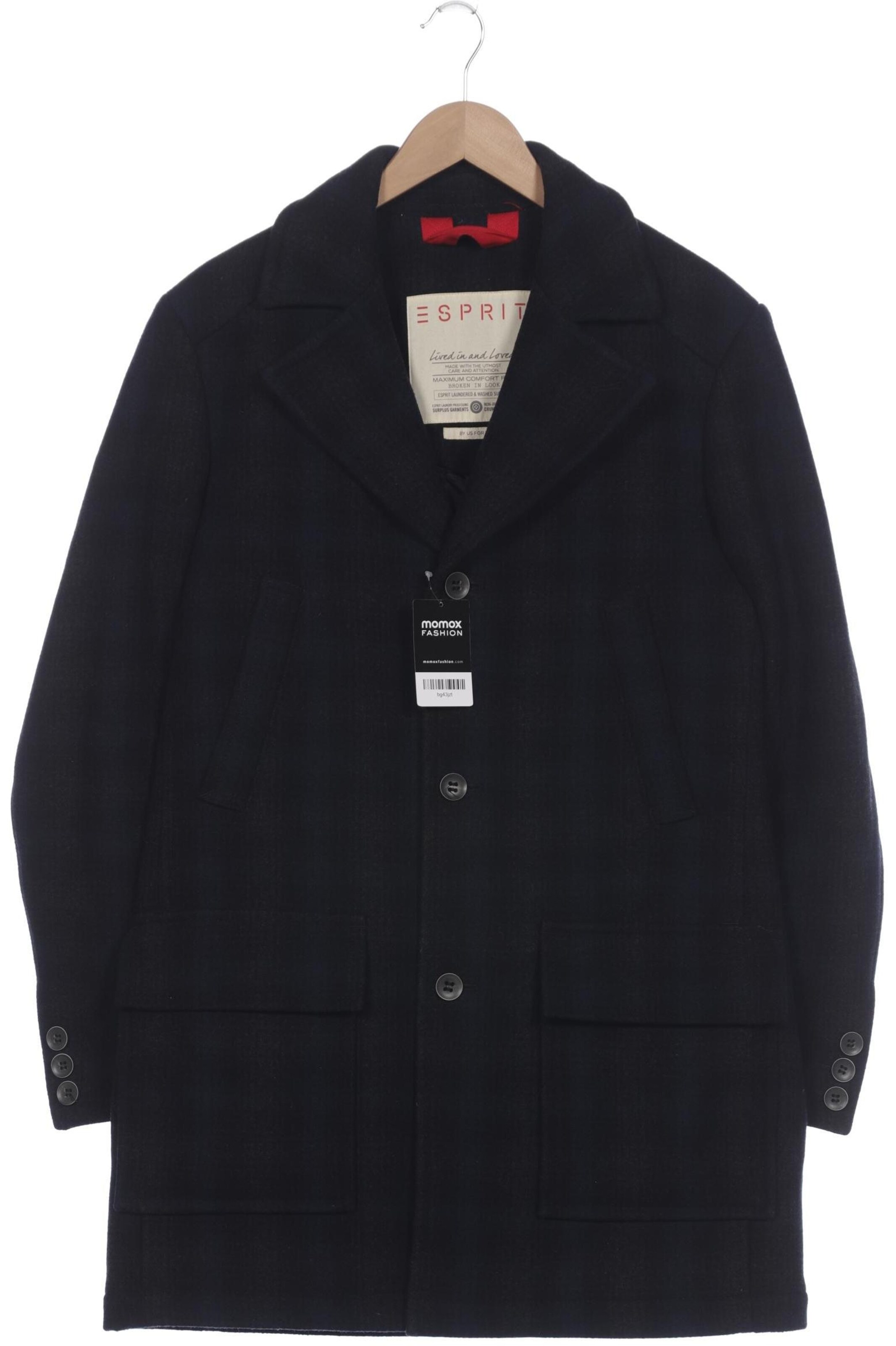 ESPRIT Jacket & Coat in L in Black: front