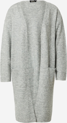 ONLY Knit Cardigan in Grey: front