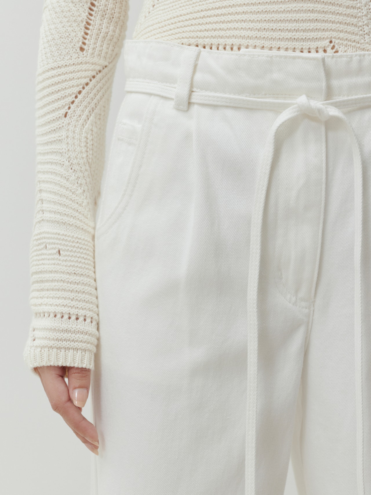 EDITED Jeans 'Geri' White denim