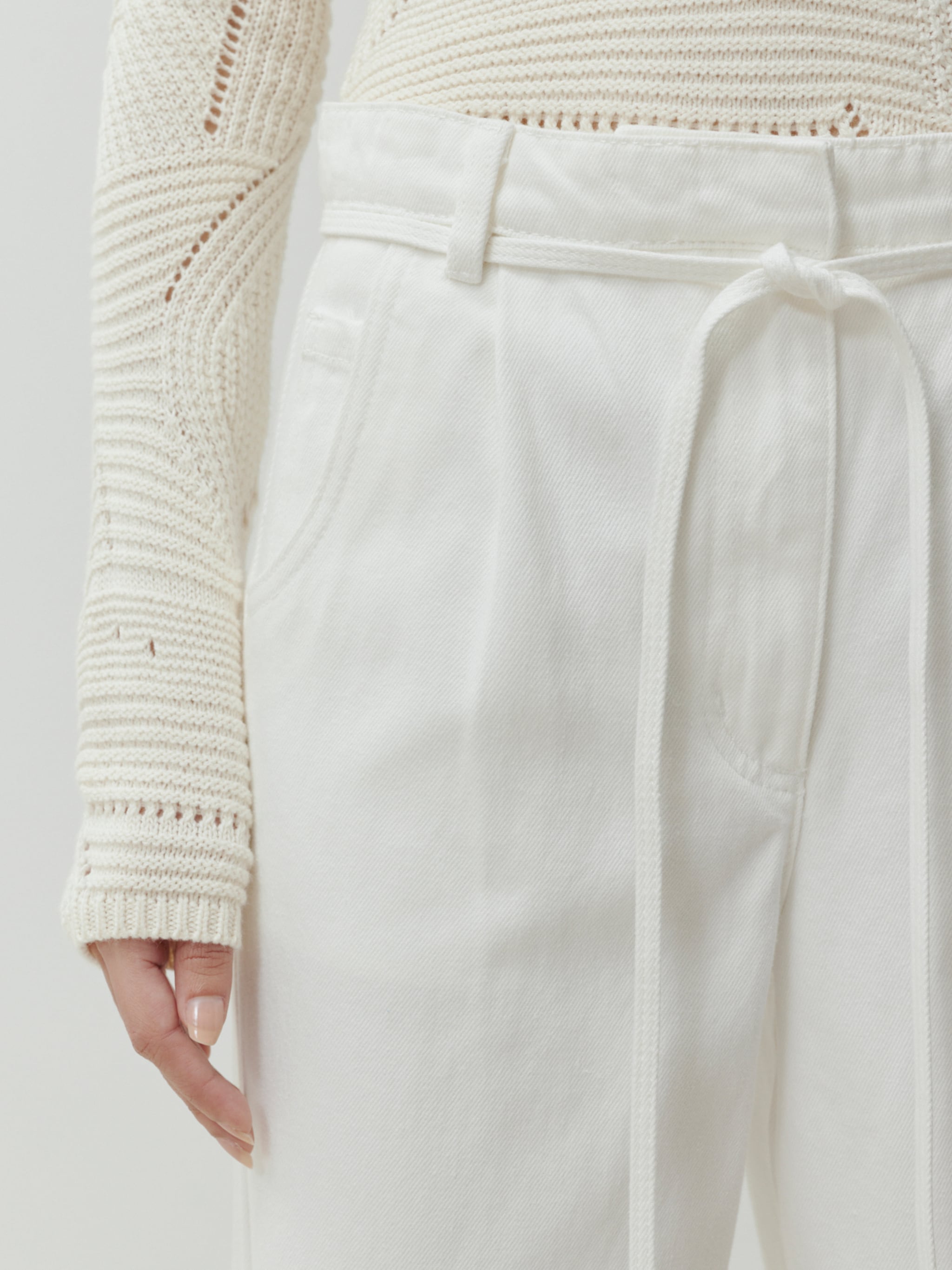 EDITED Vaquero 'Geri' blanco denim