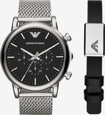 Emporio Armani Analog Watch in Silver: front