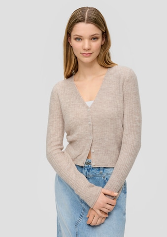 Cardigan QS en beige : devant