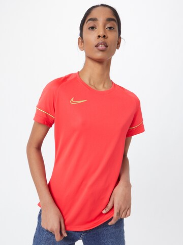 NIKE Funktionsshirt 'Academy 21' in Rot: Vorderseite