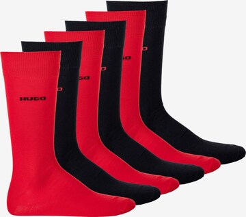 HUGO Socks in Red: front