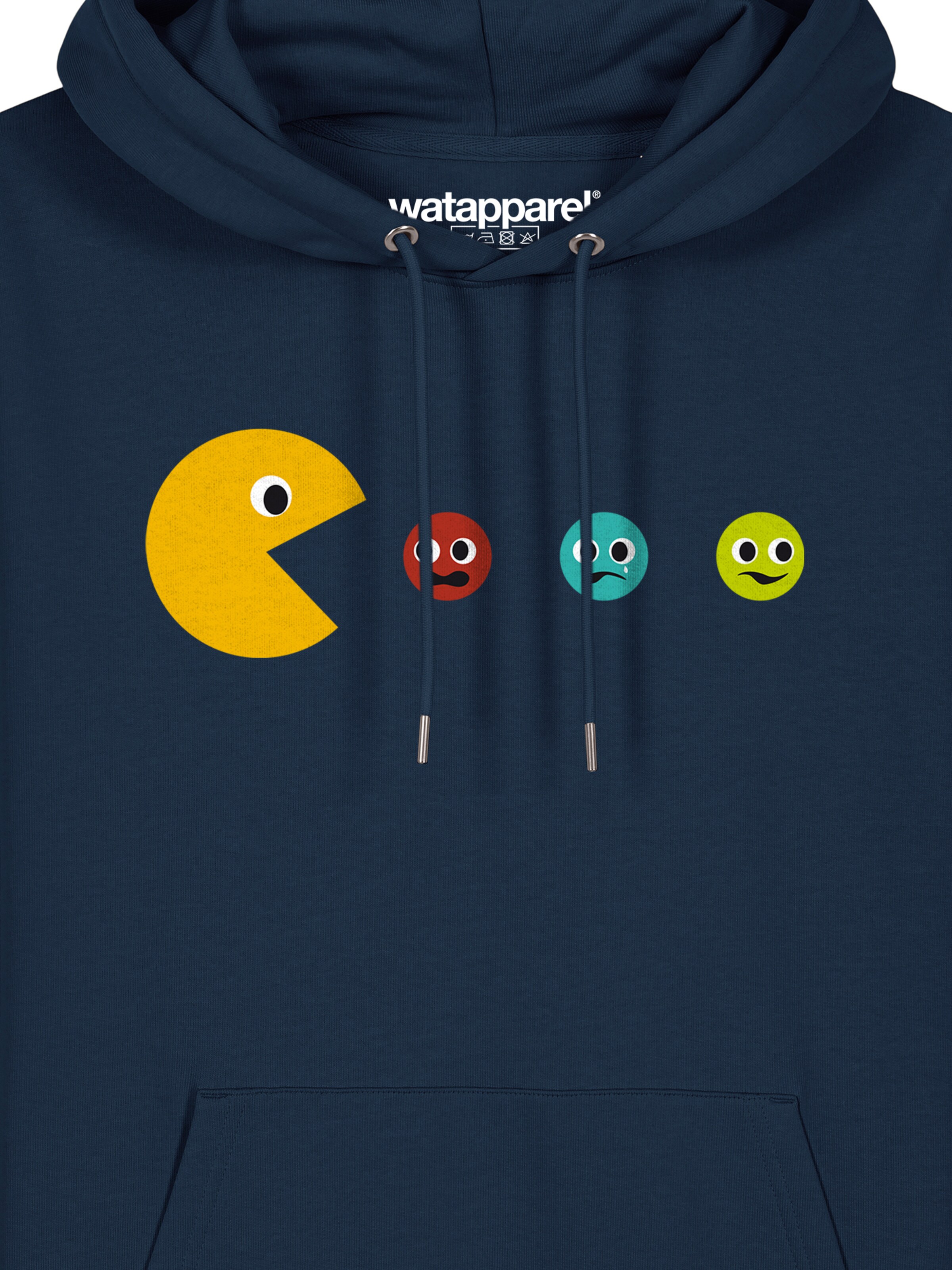 Watapparel Sweatshirt ' Pacmännchen ' in Blauw