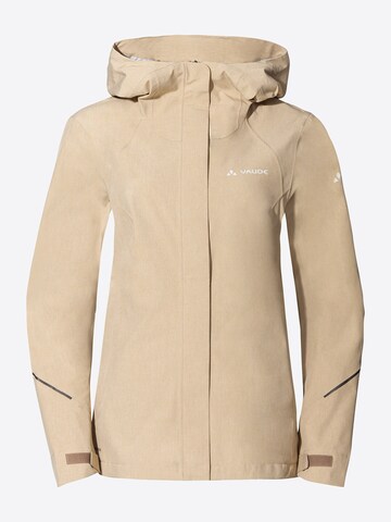 VAUDE Athletic Jacket 'Yaras' in Beige