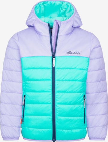 TROLLKIDS Outdoor jacket in Purple: front