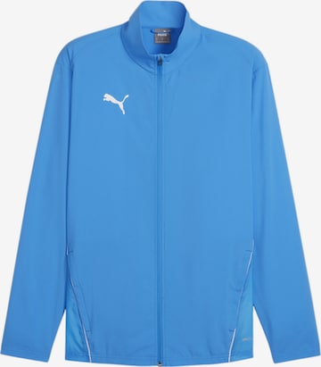 PUMA Athletic Jacket in Blue: front