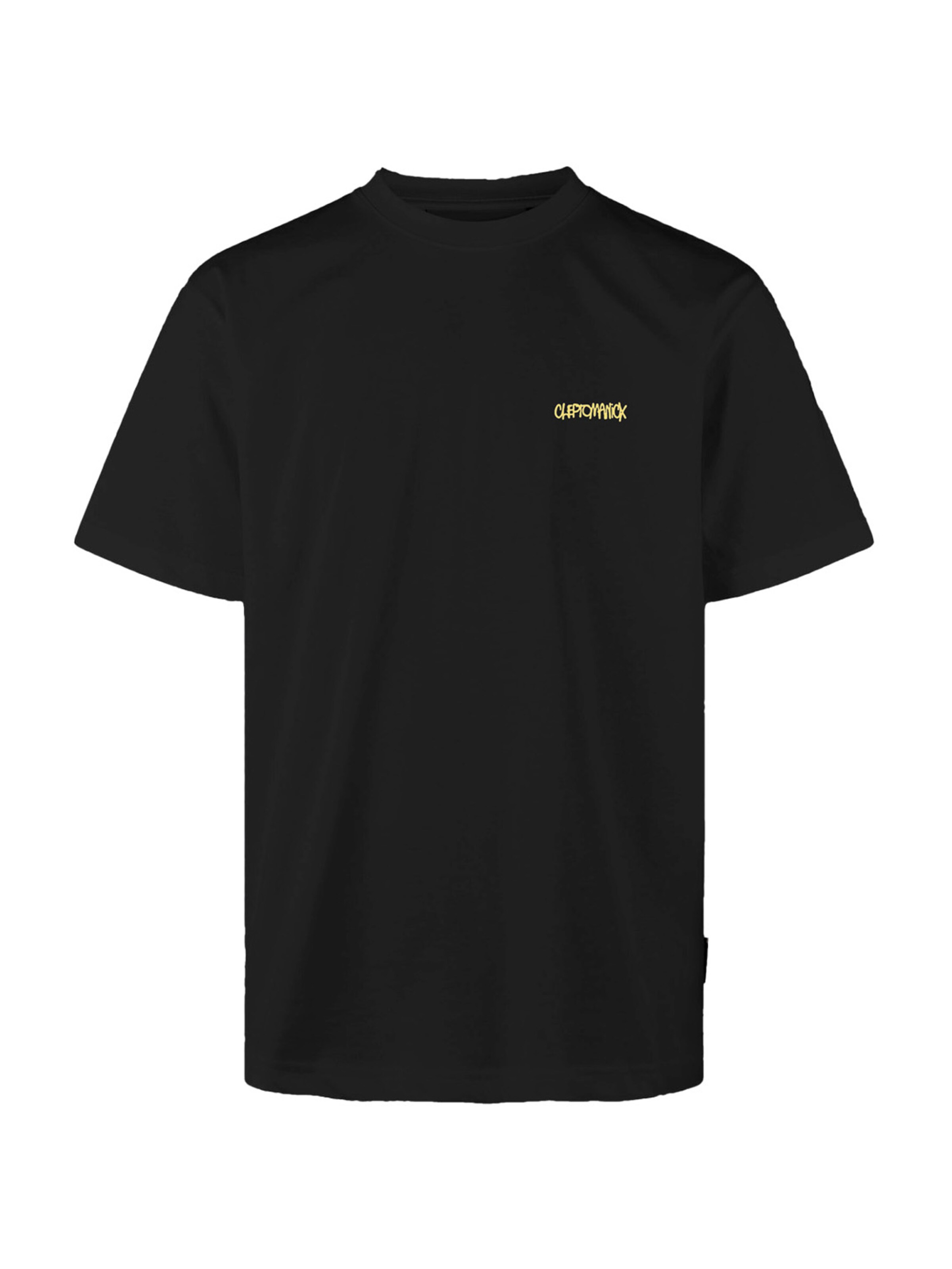 Cleptomanicx T-Shirt 'So Hot!' in Schwarz: Vorderseite