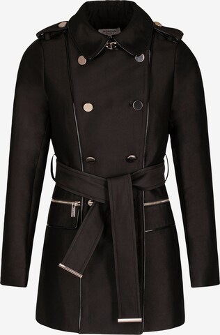 Morgan Ανοιξιάτικο και φθινοπωρινό παλτό 'GAZELLE' σε μαύρο: μπροστά