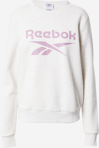 Reebok Sportsweatshirt in Beige: predná strana