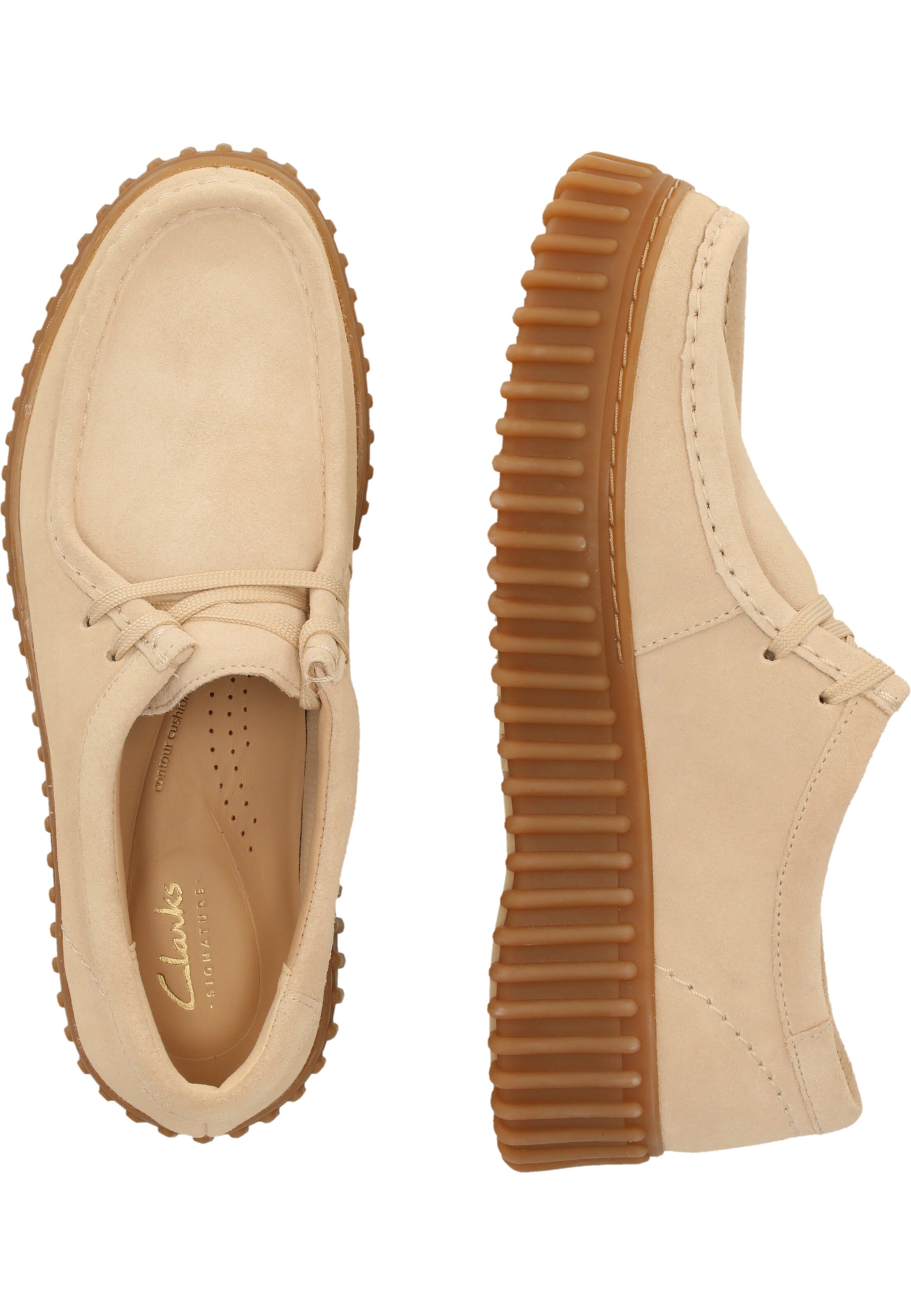 CLARKS Moccasin 'Torhill Bee' in Beige