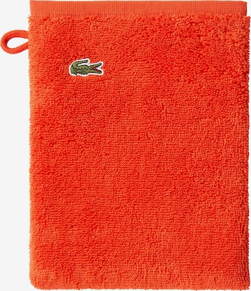 LACOSTE Washcloth 'LE CROCO' in Orange: front