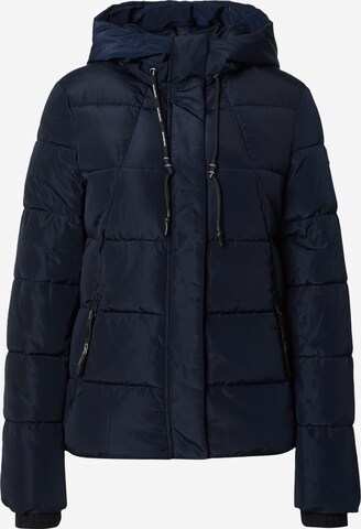 QS Winterjas in Blauw: voorkant