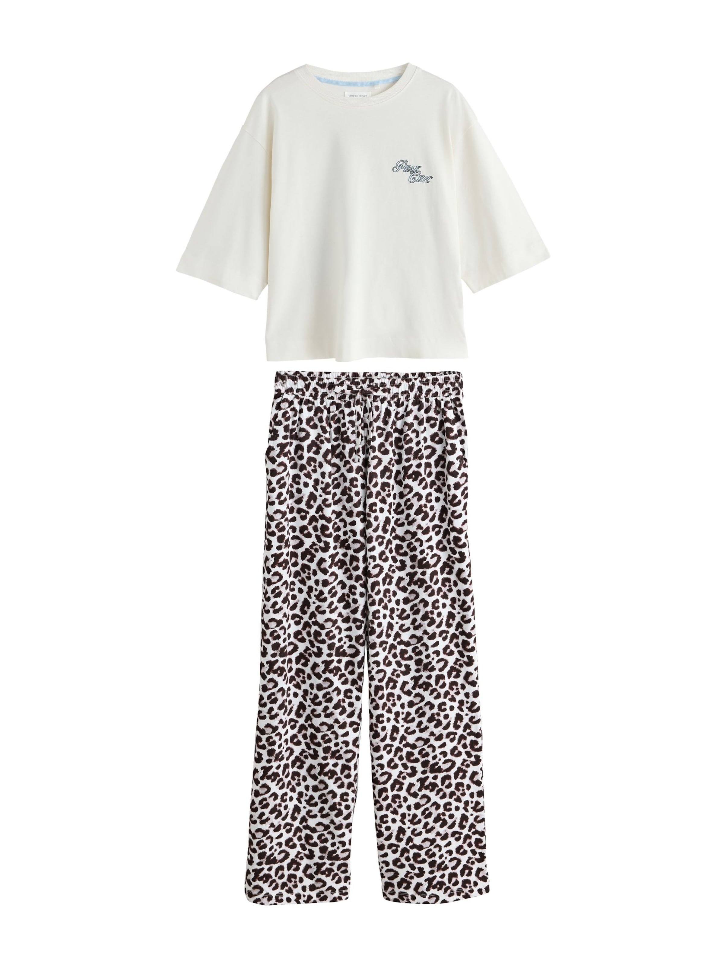 Next Pyjama in Weiß: Vorderseite