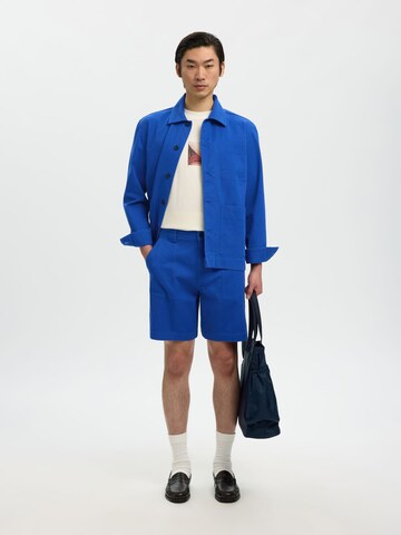 SELECTED - Loosefit Pantalón en azul