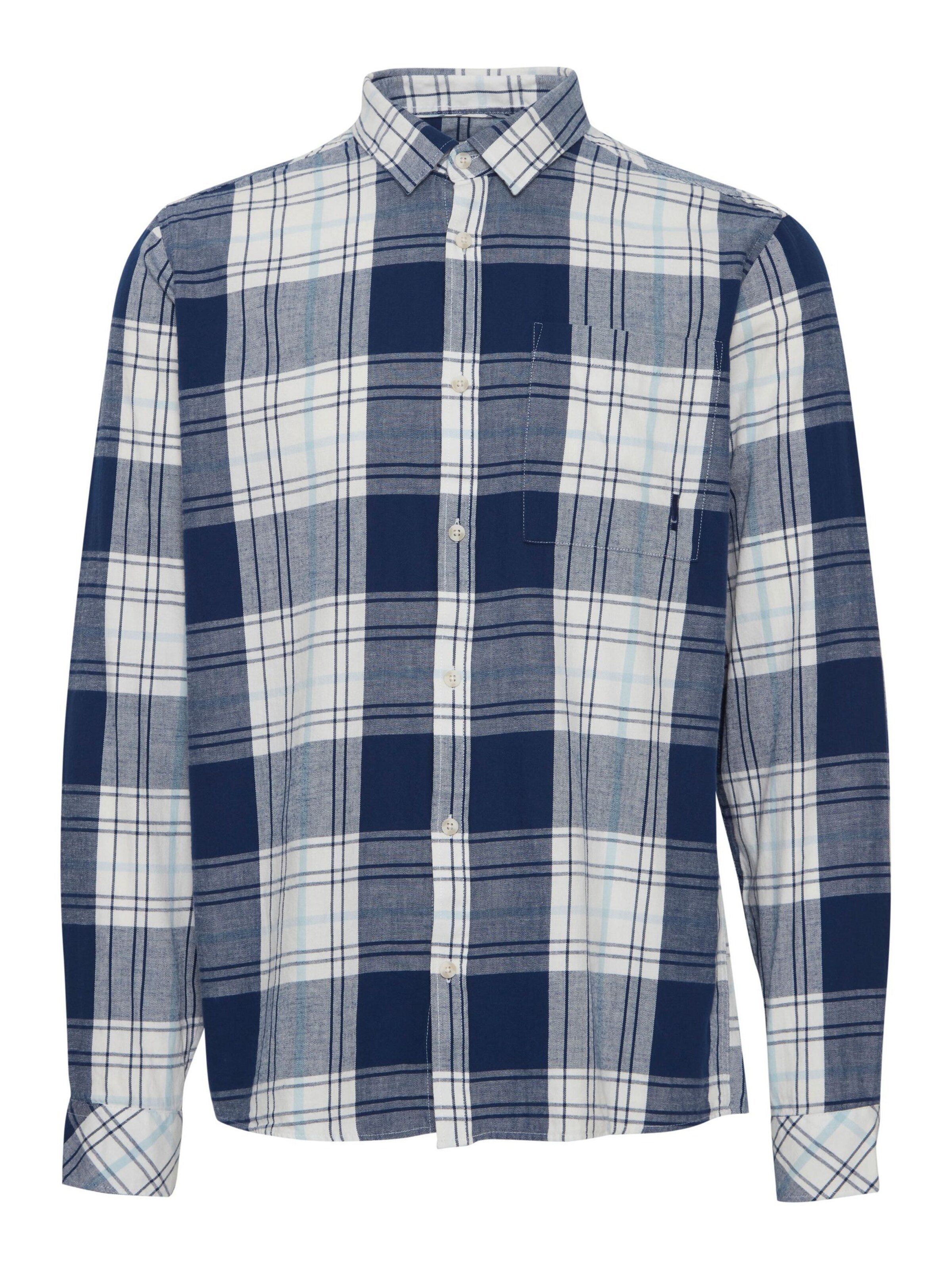 !Solid Chemise 'SDEsdras' en L en bleu, Vue avec produit