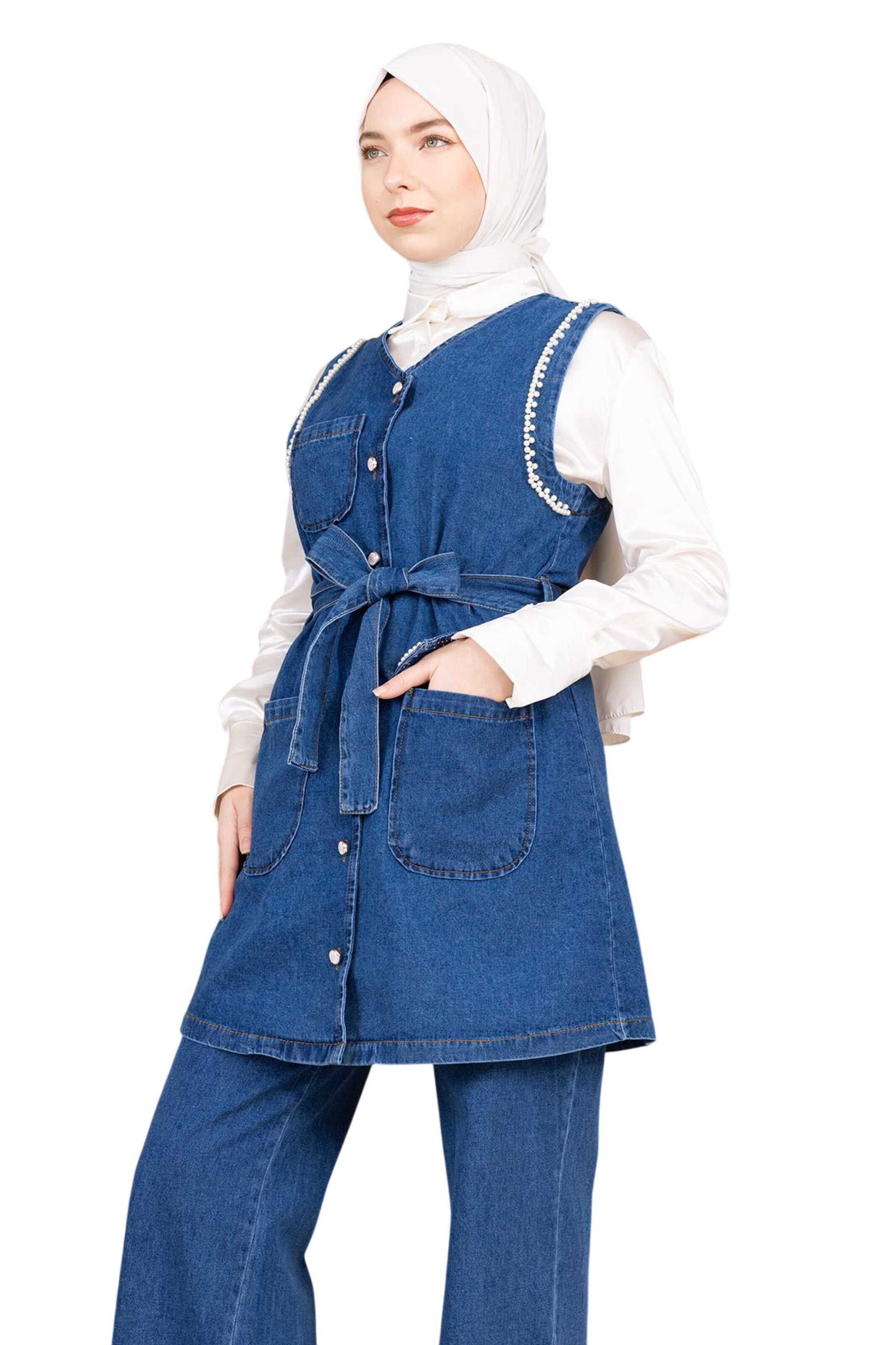 MODAMIHRAM Tunic in Blue